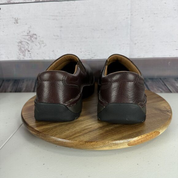 Redwing Shoes Womens 5 D Brown Steel Toe Slip On Work Shoes Clogs Leather - Picture 7 of 14